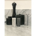 thumbnail image 4 of Fox Run Marble Salt & Pepper Shaker Set of 2, Black & White, 1.75" x 1.75" x 3.75", 4 of 7