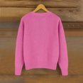 thumbnail image 4 of biudgviw Cardigan for Women Trendy Long Sleeve Button Down Shirts Comfy Soft Crew Neck Knit Sweaters Going Out Outfits, 4 of 4
