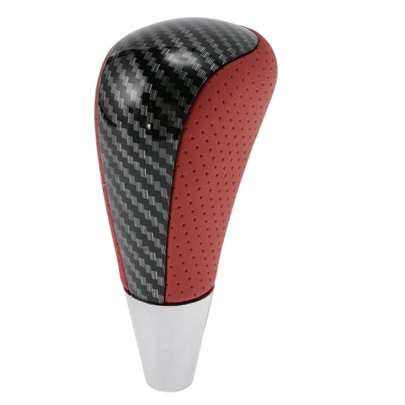 Unique Bargains Gear Shift Knob Handle Automatic for Toyota for 4Runner 2003-2021 Shift Gear Lever Knob Gearstick Gaiter Boot Cover PlasticFaux Leather