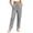*Gray, variant on ClodeEU Women's High Waist Linen Blend Pants with Drawstring,Casual Straight Leg Trousers with Pockets Army Green,Women's Plus L