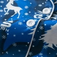 thumbnail image 4 of Christmas Pajamas for Women Holiday Party Christmas Printed Two Piece Pajama Sets Loose Fitting Turndown Collar Long Sleeve Shirts and Long Pajama Pants, 4 of 8