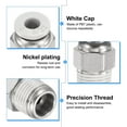 thumbnail image 4 of Uxcell Push to Connect Fitting 5/32" x 1/8" Thread Straight Union Fitting, White, 4 of 7