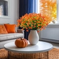 thumbnail image 3 of 12 paquetes de flores artificiales de otoño TURNMEON para exteriores, 3 of 9