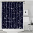 thumbnail image 2 of Starry Night Shower Curtain Galaxy Space Bathroom Decor Waterproof 84x72 Inch Nebula Cosmic Celestial Design Fade-Resistant with Metal Grommets, 2 of 5