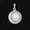 Aventurine, variant on Natural Crystal Stone Gemstone Round Sun with Moon Reiki Chakra Pendant Reiki-Snowflake Stone