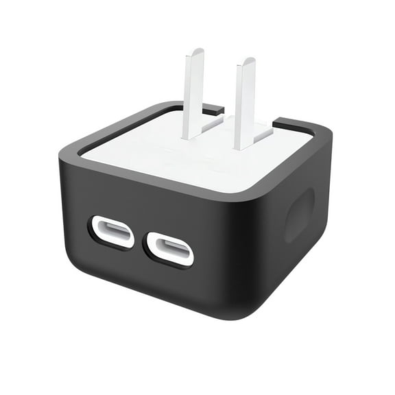 Silicone Protective Case Cover for Apple 35W Double USB-C Power Adapter, Shockproof Dust-Proof Skin Protective Shell Case