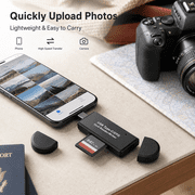 USB 3.0 SD/Micro SD card reader,USB SD/TF memory card reader,external card reader,suitable for SD,SDXC,SDHC,MMC,RS-MMC,Micro SDXC,Micro SD,Micro SDHC Card etc.