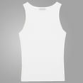 thumbnail image 5 of Telankuip See Through Sleeveless Knit Tank Tops for Men Casual Lightweight Breathable Workout Outdoor T Shirts Soft Comfy Solid Color Gym Muscle Tee 0-White XL, 5 of 8