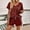 Red, variant on MAIHAN Women Casual Outfits Women Clothing Short Sleeve Tops Shorts Set Leggings Sets Women 2 Piece Outfits for Casual and Summer Wear