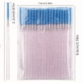 thumbnail image 4 of QUTETN 50pcs/ 100pcs Disposable Crystal Eyelash brush Mascara Wands Applicator Eye Lash brushes Eyelash Extension women Makeup tools, 4 of 4
