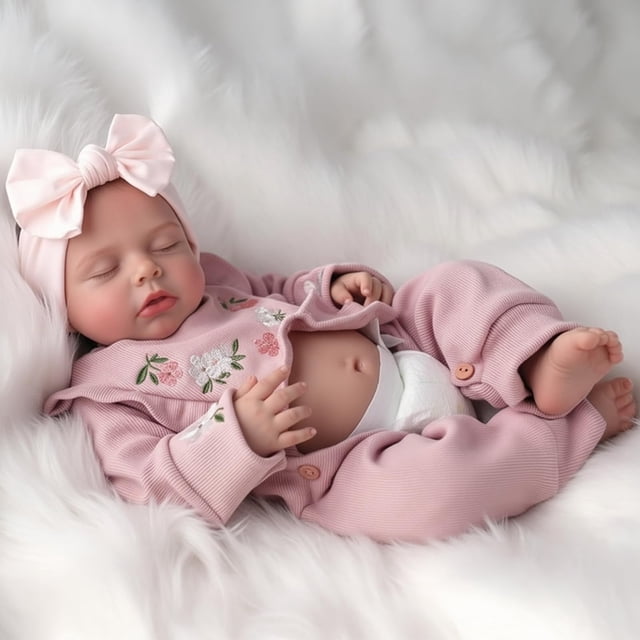 Muñeca BABESIDE Recién Nacida Realista de 51 cm con Cuerpo de Vinilo