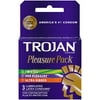 Trojan Pleasure Variety Pack Lubricated Condoms - 3 Count