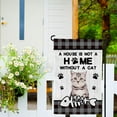 thumbnail image 3 of Custom Watercolor German Shorthaired Pointer Dog Decor Garden Flag for Outside a House Is Not a Home without a Dog Paws Buffalo Plaid Yard Flag Banner Double Side 12.5X18 Inch, 3 of 6
