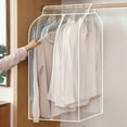 thumbnail image 5 of Sentmoon Room Decor Vertical Clothing Dusts Cover Transparent Washable Hanging Bag, 5 of 8