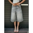 thumbnail image 6 of Michellecmm  Women Capri Pants, Low Waist 3/4 Length Pants Casual Cropped Jeans, 6 of 9