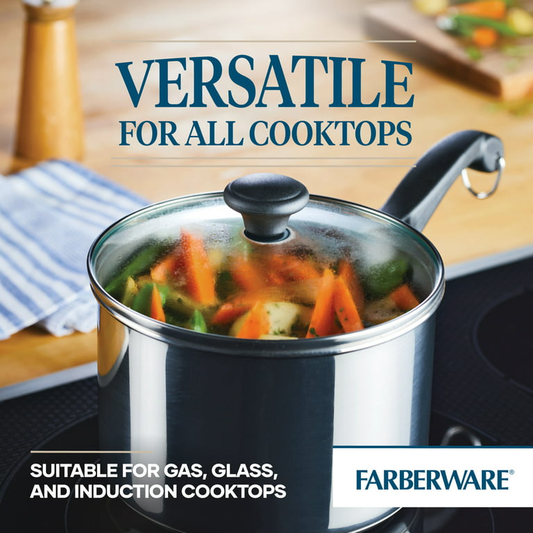 Farberware 3-Quart Classic Traditions Stainless Steel Saucepan