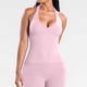 thumbnail image 5 of Yoga Tank Tops para Mujeres Fuera Del Hombro Push-Up Acolchado sin Costuras Espalda Fitness Pilates Transpirable Humedad-Wicking Poliéster, 5 of 9
