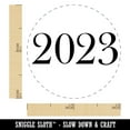 thumbnail image 2 of 2023 Old Timey Font Self-Inking Rubber Stamp Ink Stamper - Brown Ink - Mini 1/2 Inch, 2 of 7
