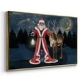 thumbnail image 4 of Celestial Christmas Collection A - Framed Gallery Wrapped Holiday Canvas - 25 x 37 - Gold Frame, 4 of 9
