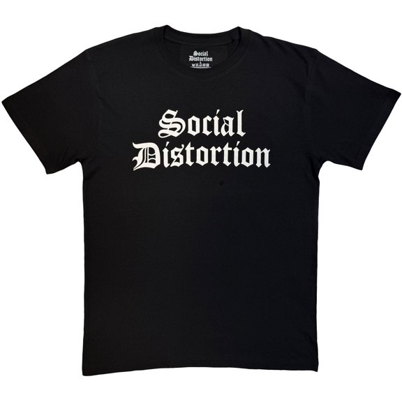 Social Distortion Unisex T-Shirt: Logo Mono (Black)