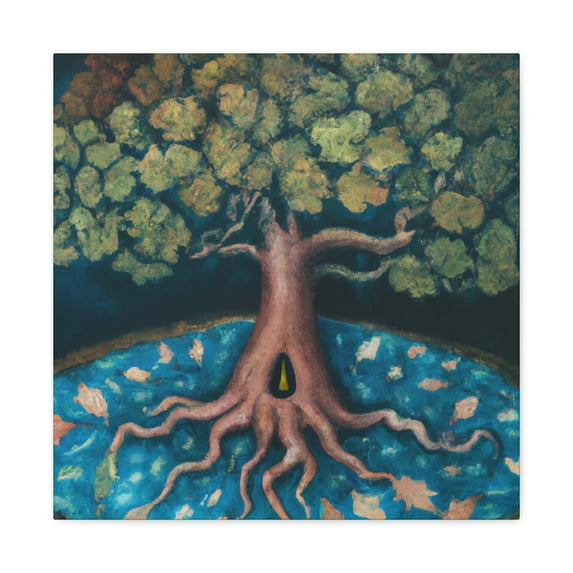 Oak Tree Reflection - Canvas