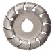 thumbnail image 1 of Disco de pulido de madera para amoladora angular, herramienta de tallado de carpintería de acero al manganeso de 12 dientes VoborMX herramienta, 1 of 8