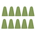 thumbnail image 1 of Injueey 10 piezas Nib Caps profesional resistente a los arañazos Mute silicona pantalla táctil pluma punta caso cubierta bajo ruido gran Electrónica verde matcha, 1 of 6