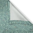 thumbnail image 4 of Ambesonne Tropical Valance Pack of 2, Jungle Leaves Hand Drawn, 42"X12", Seafoam Turquoise, 4 of 5
