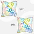 thumbnail image 3 of ZNDUO Abstract Watercolor Doodle Throw Pillows, Throw Pillows for Couch-Indoor Decorative Pillows,16"x16", 3 of 8