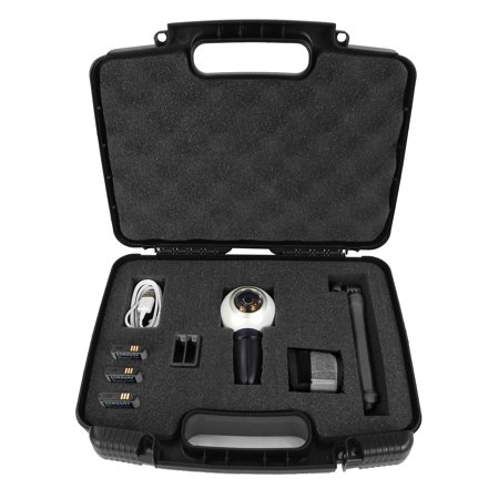 - CAMERASAFE Travel Camera Case fits Action or 360 Spherical Panorama and Accessories - Samsung Gear 360 4K Action Camera / LG G5 360 CAM / 360fly / Kodak SP360 / Panasonic A1 / Garmin Verb