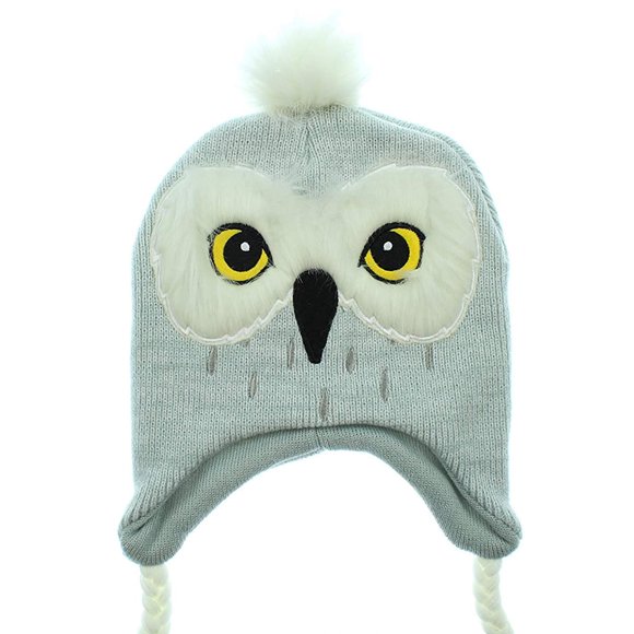 Harry Potter Beanie Hedwig Owl Costume Laplander Hat Pom Beanie