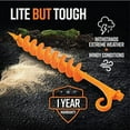thumbnail image 3 of GROUNDGRABBA Lite Orange Tent Stakes 6 Pack, 3 of 7
