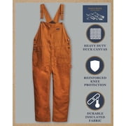 Bass Creek Outfitters Mens Overalls - Insulated Bib Overalls for Men Duck Canvas Mens Jumpsuit Bibs
