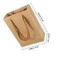 thumbnail image 2 of unbranded 25Ud Bolsa Kraft Para Regalos Con Asas Ideal Para Empacar Favoritos En Fiestas, 2 of 7