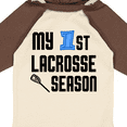 thumbnail image 4 of Inktastic My 1st Lacrosse Season Boys Long Sleeve Baby Bodysuit, 4 of 5