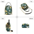 thumbnail image 3 of FORMRS Crossbody Bag for Women Quilted Travel Shoulder Cell Phone Purse with Chain Strap Handbag, Green Lemon Leaves, 3 of 7