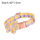 thumbnail image 2 of Collar de perro con flores, collar de perro ajustable con estampado floral, collar para mascotas para perros pequeños, medianos y grandes, 2 of 5