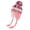 RD2, variant on Ticikt Adult Snowflake Knit Ear Flap Hat, Fleece Lined Winter Beanie with Pom‑Pom & Braided Tassels for Outdoor Cold Weather,Grey
