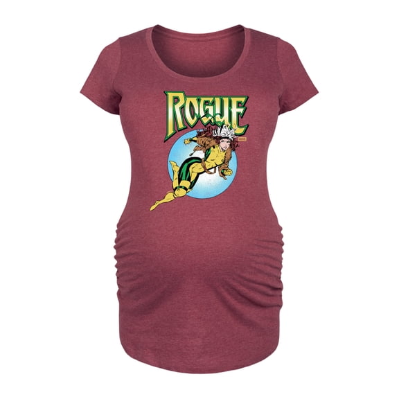 X-Men - Rogue Circle - Women's Maternity Scoop Neck Graphic T-Shirt