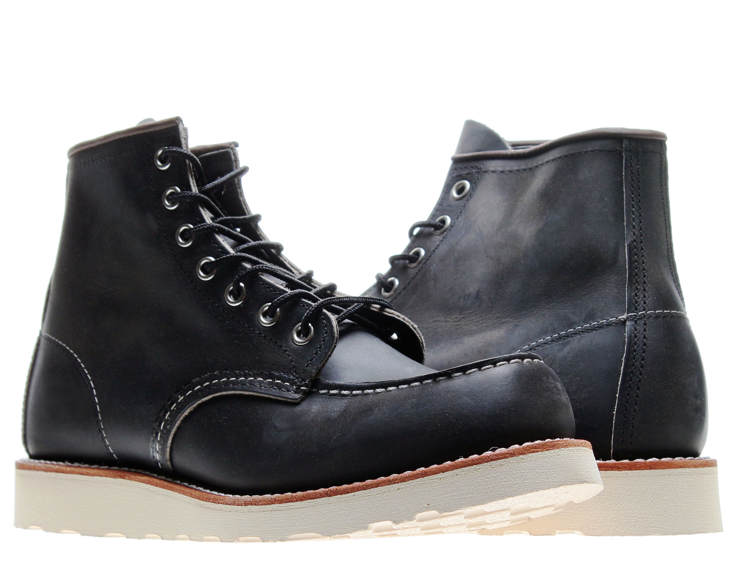 red wing moc toe charcoal