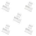 thumbnail image 1 of Transemion Plastic Forks Spoons Knifes Silverware Decor Party Silver 18.5cm 5Set, 1 of 6