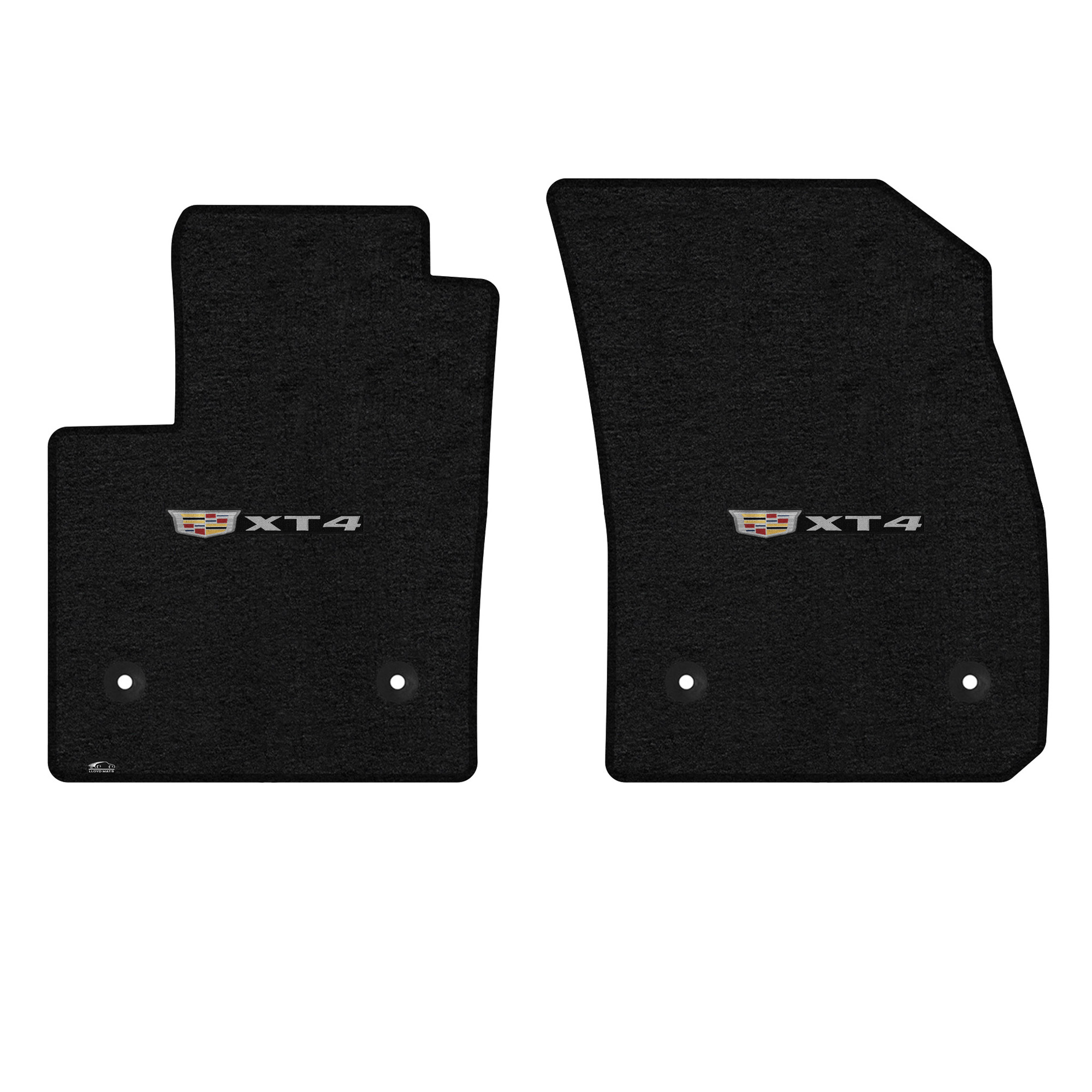Lloyd Mats Custom Fit Floor Mats for Cadillac XT4 2019On LogoMat 2Pc