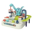 thumbnail image 1 of Coche De Juguete Educativo Para Bebés, Juego De Aventuras, Pista De Juguete, Tren De Riel Manual, Juego De Mesa De Color Macaron, Rompecabezas, Juguetes, Regalos Para Niños matsuzay FN002835-00, 1 of 6
