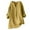 Yellow, variant on Pisexur Women's Oversized Linen Shirts Blouses Summer Tops 2023 Solid Color Loose Cotton Blend V Neck 3/4 Roll Sleeve High Low Henry Shirts Basic Tunic Tee
