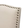 thumbnail image 4 of A and B Home A&B Home Set of 2 Armless Studded Back Parson Chairs Cream Beige Finish, 4 of 5