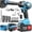 Blue Upgrade + Battery *1, variant on DGB Brushless Cordless Impact Wrench, High Torque Rechargeable Impact Driver for Auto Tire Service, Chassis Maintenance & Professional Automotive Garage Repair Jobs