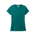 thumbnail image 3 of District Adult Female Women Electric Heather T-Shirt Hthrd Teal Medium, 3 of 4
