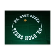 WorldWise Imports Texas Hold'Em Layout w/Button New