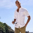 thumbnail image 4 of Lands' End Men's Tall Short Sleeve Seersucker Shirt, 4 of 4