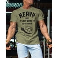 thumbnail image 3 of Gymish Heavy Lift Men’s Workout T-Shirt – Funny Gym Shirt, Lifting Tee, Athletic Fitness & Weightlifting Top, 3 of 6